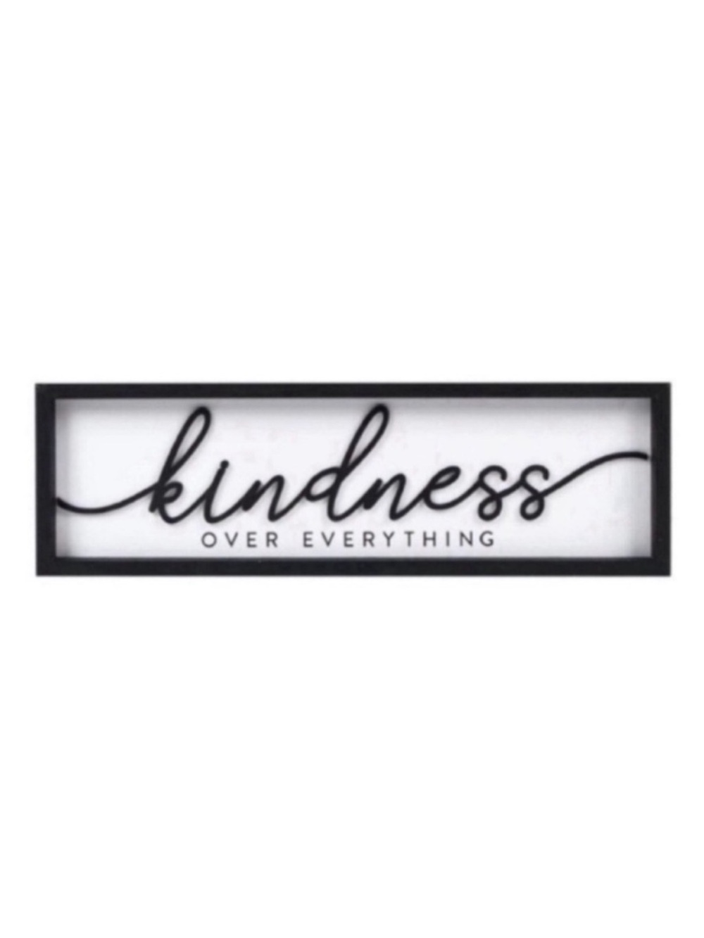 New Kindness Over Everything Wall Decor